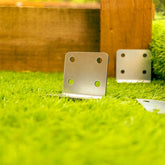 Corner Railway Sleeper Brackets - 65mm x 60mm (Pack of 4)